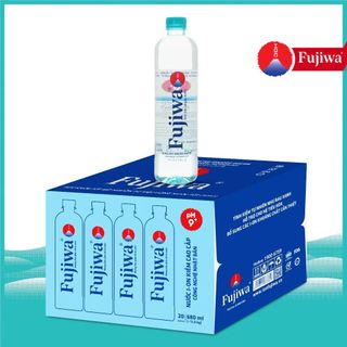 Thùng 20 Chai 680ml Nước Uống Ion Kiềm Cao Cấp Đóng Chai Fujiwa - Nước uống Detox với Công Nghệ Điện Phân Ion Kiềm