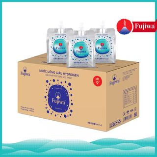 Thùng 48 Túi Nước Uống Ion Kiềm Giàu Hydrogen Cao Cấp Fujiwa Dạng Túi Bạc 270ml - Detox Nhanh Chống Oxy hoá Mạnh