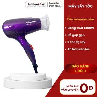 Máy sấy tóc JUBILEE MART công suất cao 1400w khô nhanh chăm sóc tóc thiết kế tiếng ồn thấp 2 chiều