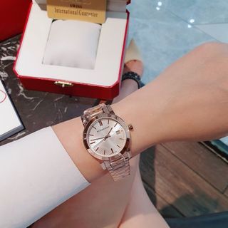 ĐỒNG HỒ NAM NỮ CAO CẤP PUBBERRY DÂY THÉP HOA VĂN SỌC