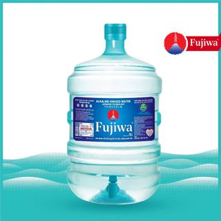 Bình 18L Nước Uống Ion Kiềm Cao Cấp Fujiwa 18L - Tiện lợi dùng tại nhà cho cây nóng lạnh được, có vòi sẵn