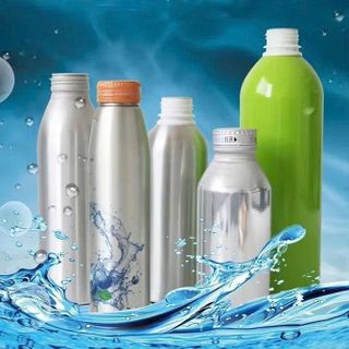 Chai nhôm đựng nước uống cứng cáp, sản xuất theo yêu cầu
