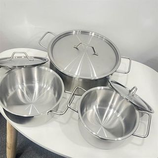 Bộ 3 Nồi Inox Shimei 16/18/24CM (Thùng 20 bộ)