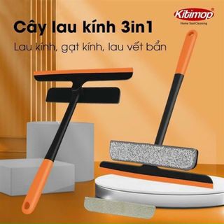 Cây lau kính màu cam 3 in 1