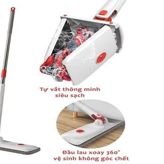 Chổi lau nhà gập đôi Flat Mop (Có Hộp)