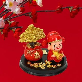 Bộ tượng Kim tiền Thần tài
