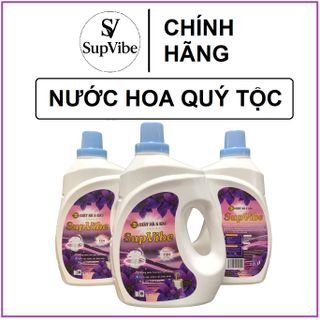 Nước Giặt Xả Cao Cấp SupVibe Can Siêu To 3.2l Siêu Đặc Mềm Vải Bền Màu Nước Hoa Quý Tộc Lưu 72h Sạch Sâu