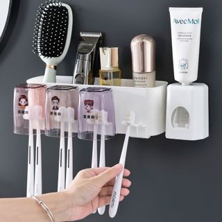 Bộ nhả kem đánh răng 4 cốc NK4 (Hàng TQ)