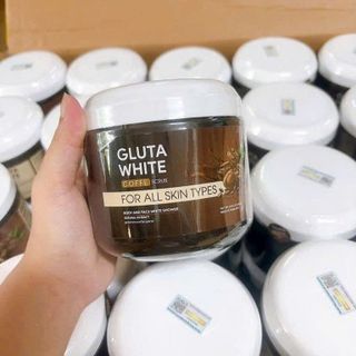 Tẩy Da Chết GLUTA WHITE Coffee Body Polish Cà Phê - Hộp 600gram
