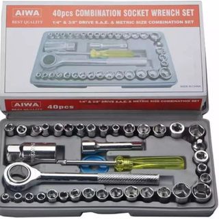 Bộ dụng cụ sửa chữa 40 chi tiết Aiwa Best Quality 40pcs Combination Socket Wrench Set