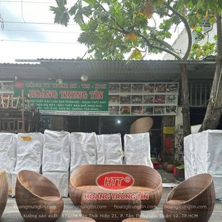 Sofa Nhựa Giả Mây ngoài trời sofa trứng sợi dẹp