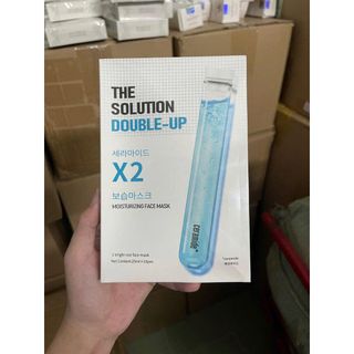 Hộp 10 Miếng Mặt Nạ X2 The Solution Double-UpDưỡng Ẩm Dành Cho Mọi Loạ