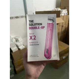 Hộp 10 Miếng Mặt Nạ X2 The Solution Double-UpDưỡng Ẩm Dành Cho Mọi Loạ