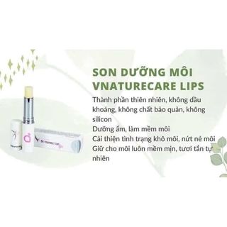 [Dưỡng môi] V- Naturecare Lips – Son Dưỡng Môi Giúp Giữ Cho Môi Luôn Mềm Mại Tươi Tắn Tự Nhiên