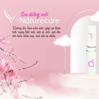 [Dưỡng môi] V- Naturecare Lips – Son Dưỡng Môi Giúp Giữ Cho Môi Luôn Mềm Mại Tươi Tắn Tự Nhiên