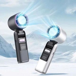 QUẠT TÍCH ĐIỆN CẦM TAY 100 CẤP ĐỘ SÒ LẠNH K801