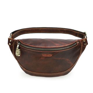 Túi đeo bụng nam da bò thật MB281