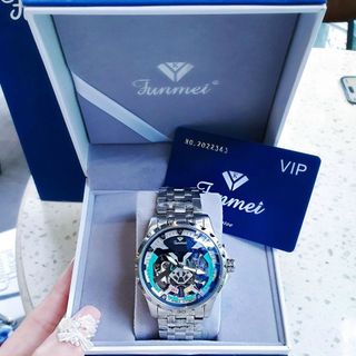 ĐỒNG HỒ NAM AUTOMATIC CHÍNH HÃNG FUNMEI CƠ THỂ THAO FULLBOX TEM HÃNG