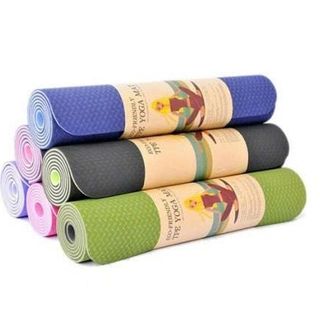 THẢM YOGA TPE 2 LỚP 6MM KHÔNG TÚI