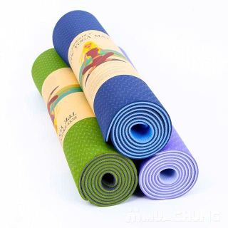 THẢM YOGA TPE 2 LỚP 6MM KHÔNG TÚI
