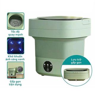 MÁY GIẶT MINI TỰ ĐỘNG KHỬ KHUẨN GẤP GỌN