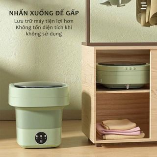 MÁY GIẶT MINI TỰ ĐỘNG KHỬ KHUẨN GẤP GỌN