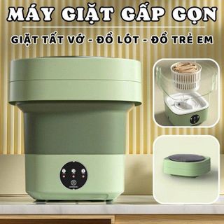 MÁY GIẶT MINI TỰ ĐỘNG KHỬ KHUẨN GẤP GỌN