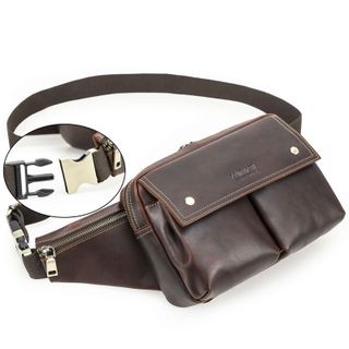 Túi đeo bụng nam da bò thật MB322