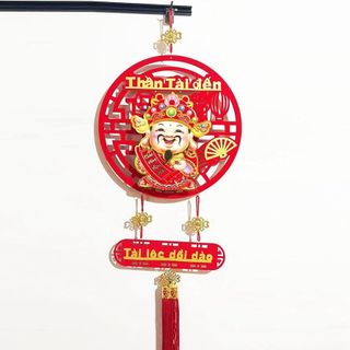 Dải treo thần tài A38 (Tròn, Dải Chữ, Trộn Mẫu)