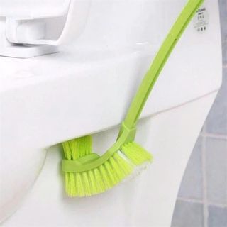Chổi cọ bồn cầu toilet 2 đầu, bản chải vệ sinh , rửa nhà tắm đa năng