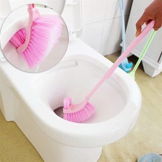 Chổi cọ bồn cầu toilet 2 đầu, bản chải vệ sinh , rửa nhà tắm đa năng