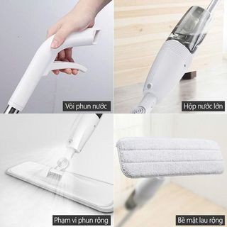 CÂY LAU NHÀ CÓ BÌNH XỊT NƯỚC THÔNG MINH