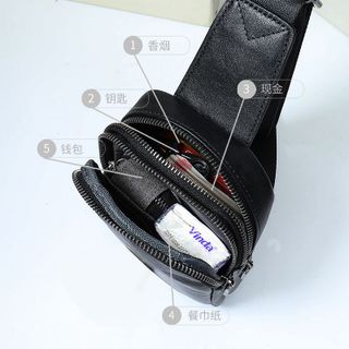 Túi đeo chéo nam da bò thật YD6052