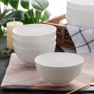 SET 10 CHÉN SỨ TRẮNG TRƠN LOẠI MỎNG