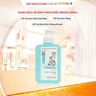 Dung Dịch Vệ Sinh Thảo Dược Orasic [Chai 200ml]
