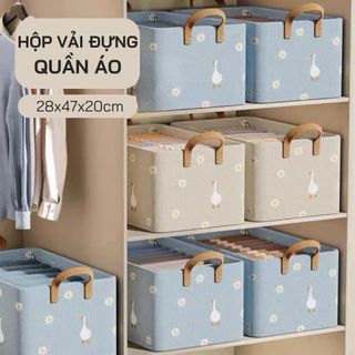 Hộp đựng quần áo HÌNH HOA size 47cm