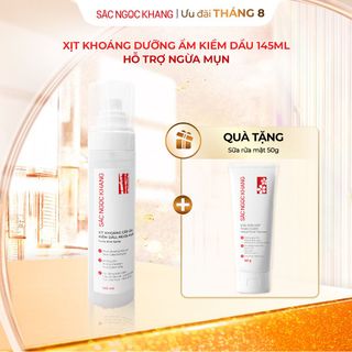 Xịt Khoáng Cấp Ẩm, Kiềm Dầu, Ngừa Mụn