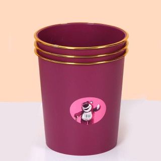 Thùng Rác Viền Vàng
