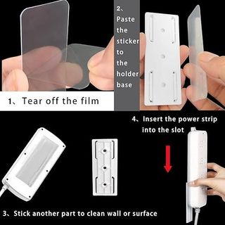 Giá đỡ ổ cắm điện dán tường (TQ)