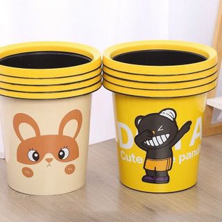 Thùng Rác Nhựa Hoạt Hình