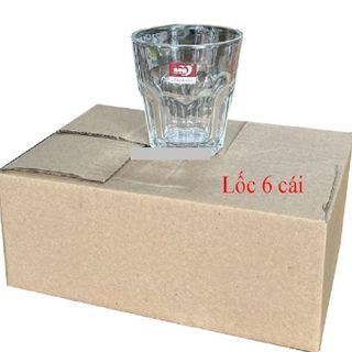 BỘ 6 LY THỦY TINH DELI 205ML Y5012