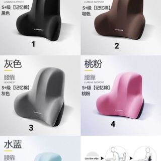 GỐI TỰA LƯNG Ô TÔ Dikam
