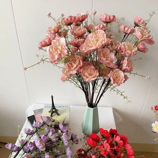 Hoa trà đạo xốp nhiều màu