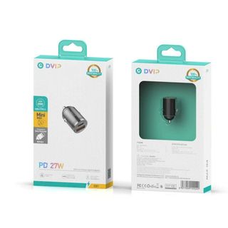 Cóc sạc xe hơi DVIP C01- 2 cổng usb + type c