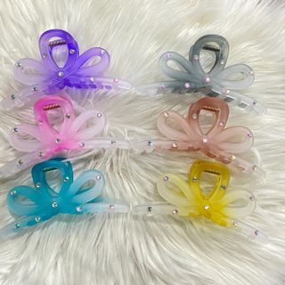 Kẹp tóc hình hoa đính đá