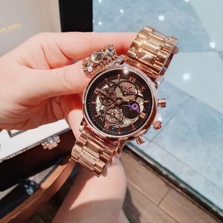 SALE BỎ MẪU ĐỒNG HỒ NAM TRUNG CẤP FATEK CHONOGRAP KÍNH ÁNH THỦY