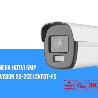 Camera HDTVI có màu ban đêm 5MP HIKVISION DS-2CE12KF0T-FS