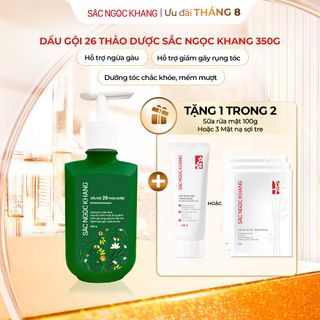 Dầu Gội 26 Loại Thảo Dược [350g] TẶNG 1 trong 2 quà
