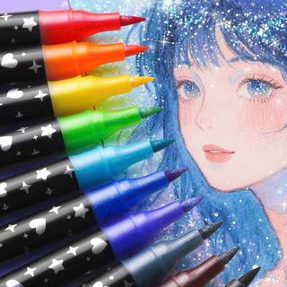 Hộp 48 Màu Acrylic Nhũ Kim Tuyến –