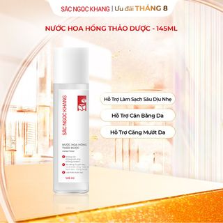 Nước Hoa Hồng Thảo Dược Sắc Ngọc Khang [Chai 145ml]